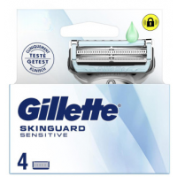 Змінні картриджі для гоління чоловічі Gillette Skinguard Sensitive, 4 шт