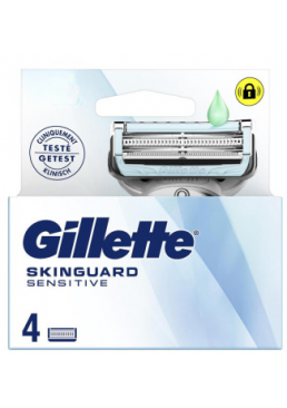 Сменные картриджи для бритья мужские Gillette Skinguard Sensitive, 4 шт