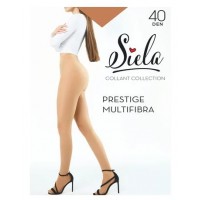 Колготки женские Siela Prestige Multifibra, 40 DEN, Glace, размер 5