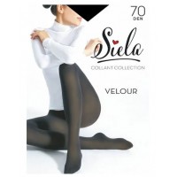 Колготки женские Siela Velour, 70 DEN, Nero, размер 3