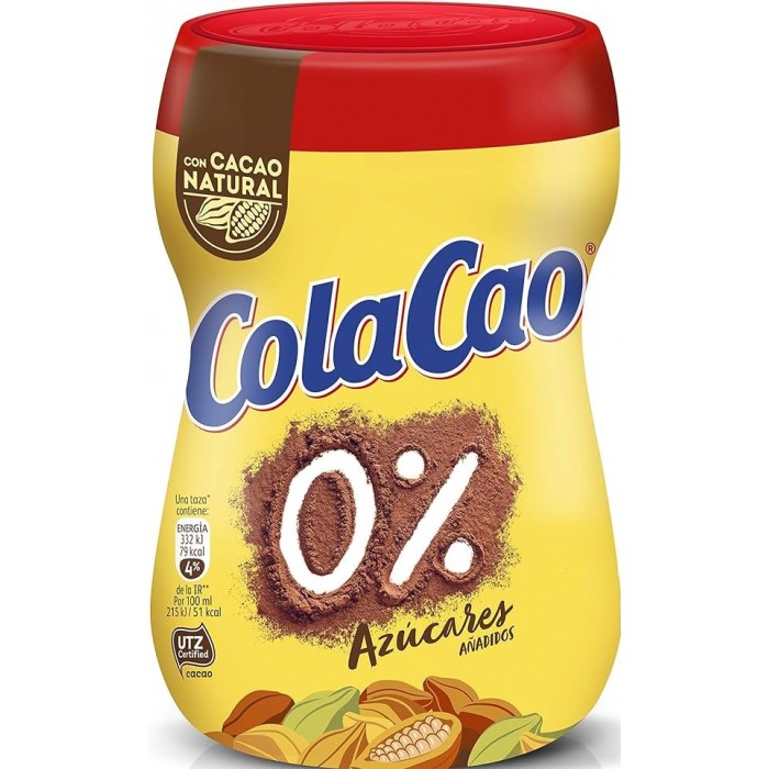 Горячий шоколад без сахара ColaCao 0% Acucares, 300 г  - 