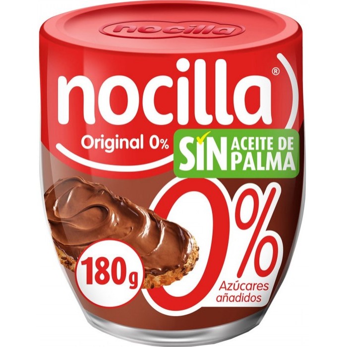 Крем паста Nocilla лесной орех с какао 0% сахара, 190 г - 