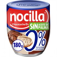 Паста Nocilla из молочного шоколада с лесными орехами без сахара Дуо, 180 г