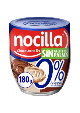 Паста Nocilla из молочного шоколада с лесными орехами без сахара Дуо, 180 г