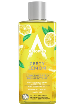 Многофункциональный концентрат Astonish для мытья и дезинфекции «Лимонный Взрыв», 300 мл