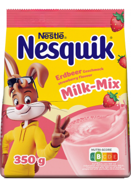 Смесь для приготовления напитка Nesquik Milk-Mix со вкусом клубники, 350 г
