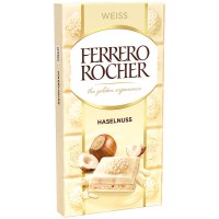 Білий шоколад Ferrero Rocher з лісовим горіхом, 90 г