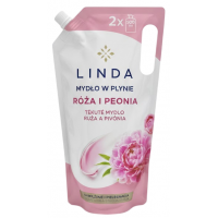 Рідке крем-мило Linda Троянда та півонія, 1 л (запаска)