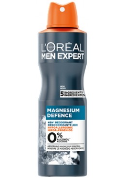Дезодорант-антиперспирант для тела L'Oreal Paris Men Expert Магний, 150 мл 