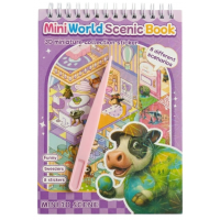 Румбокс 3D наклейки у блокноті "Корова"