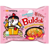 Лапша быстрого приготовления Samyang острая с курицей в соусе карбонара, 130 г