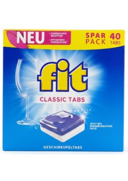  Таблетки для посудомоечных машин Fit Classic, 40 шт
