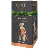 Чай зелений Graff Citrus Space "Цитрусовий космос", 30 г (20 пакетиків)
