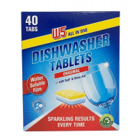 Таблетки для посудомийних машин W5 All in One Original, 40 шт