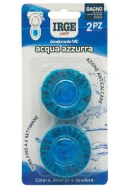 Таблетки для зливного бачка Irge голубая вода, 2 х 50 г