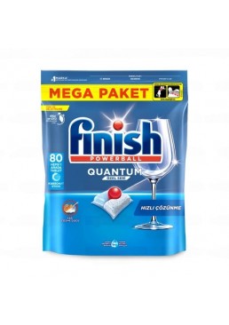 Таблетки для посудомоечных машин Finish Quantum, 80 шт