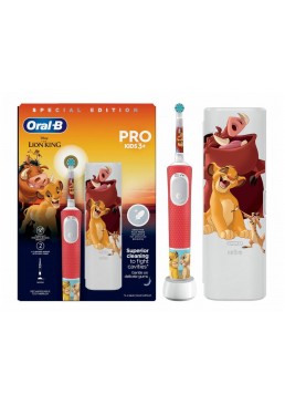 Электрическая зубная щетка Oral-B Pro Kids 3+ Lion King