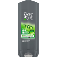 Гель для душу Dove Men+Care Екстра свіжість, 400 мл
