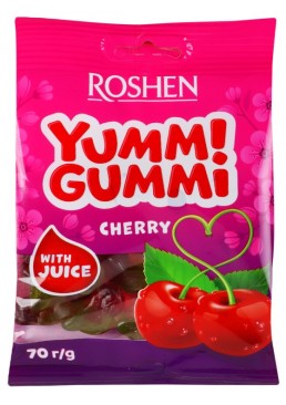 Желейные конфеты Roshen Yummi Gummi Cherry, 70 г