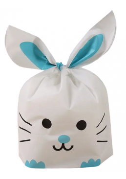 Пакеты подарочные "Синий кот",  13х21 см (50 шт)