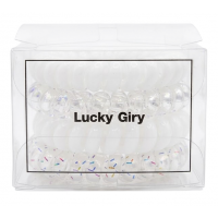 Набор резинок-пружинок для волос I31428, 4 шт (белые)