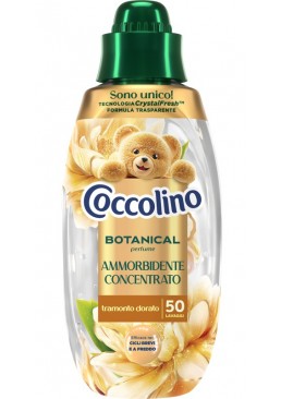 Концентрований кондиціонер для білизни Coccolino Tramonto Dorato жасмин, кардамон, ірис та квіти апельсина, 750 мл (50 прань)