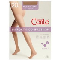 Колготки Conte elegant Active Soft 20 DEN Mocca, 2 размер 