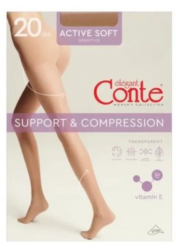 Колготки Conte elegant Active Soft 20 DEN Mocca, 2 размер 