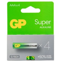 Батарейка GP AAA (LR03) Super Alkaline 24A-S2, 4 шт