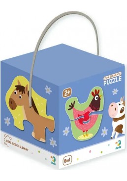 Дитячі пазли DoDo "Домашні тварини"  (2-3-4 елементи)