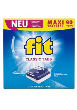 Таблетки для посудомийних машин Fit Classic, 90 шт