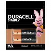Лужні батарейки Duracell Original LR6 AA, 2 шт