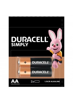 Щелочные батарейки Duracell Original LR6 AA, 2 шт