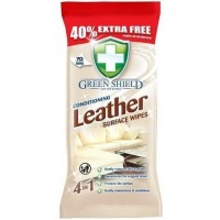 Cалфетки Green Shield для очистки кожаных поверхностей, 70 шт