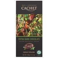 Экстра черный шоколад Cachet 85%, 90 г