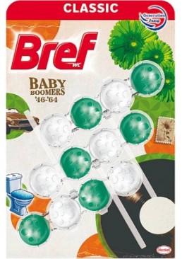 Туалетные блоки Bref Baby Boomers, 3х50 г