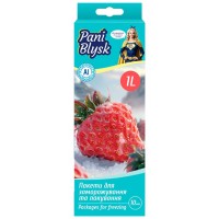 Набор пакетов-зипперов для хранения и замораживания Pani Blysk, 1 л (10 шт)