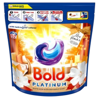 Капсулы для стирки Bold Platinum универсальные 4в1 White Musk & Golden Maple, 52 шт