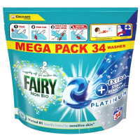 Капсулы для стирки детских вещей Fairy Platinum+Extra, 34 шт