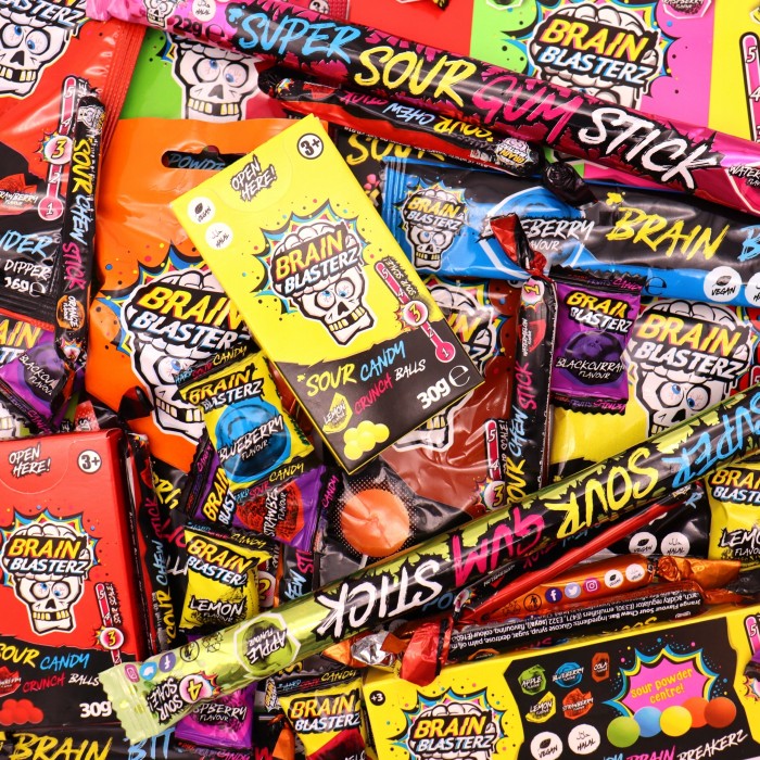 Адвент календарь Brain Blasterz Jumbo Sour, 306 г -  Адвент календарь Brain Blasterz Jumbo Sour, 306 г -