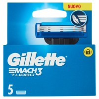 Сменные кассеты Gillette Mach 3 Turbo, 5 шт