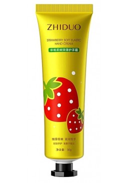 Крем для рук Zhiduo Strawberry Soft Elastic Hand Cream, 30 г