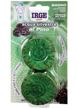 Таблетки для зливного бачка Irge сосна, 2 шт х 50 г