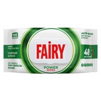 Влажные салфетки для уборки Fairy Power Wipes, 100 шт