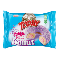 Пончик Elvan TODAY DONUT со вкусом  жевательной резинки BUBBLE GUM, 50 г