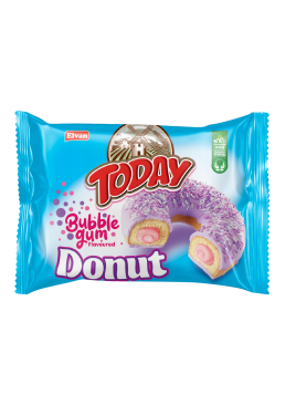Пончик Elvan TODAY DONUT зі смаком жувальної гумки BUBBLE GUM, 50 г