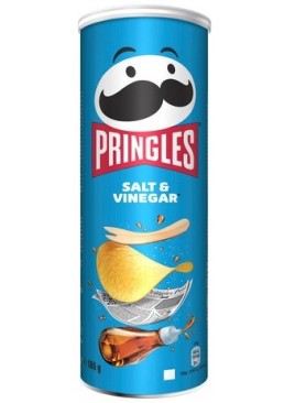 Чіпси Pringles Salt Vinegar Сіль Оцет, 165 г