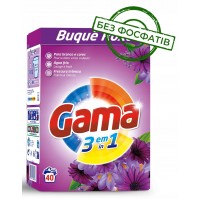 Порошок для стирки Gama Buque Roxo Universal 3в 1 фиолетовый букет, 2.2 кг (40 стирок)