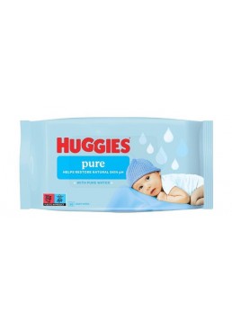 Влажные салфетки Huggies Pure, 56 шт