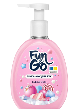 Мыло-пенка Fun&Go Bubble Gum, 300 мл
